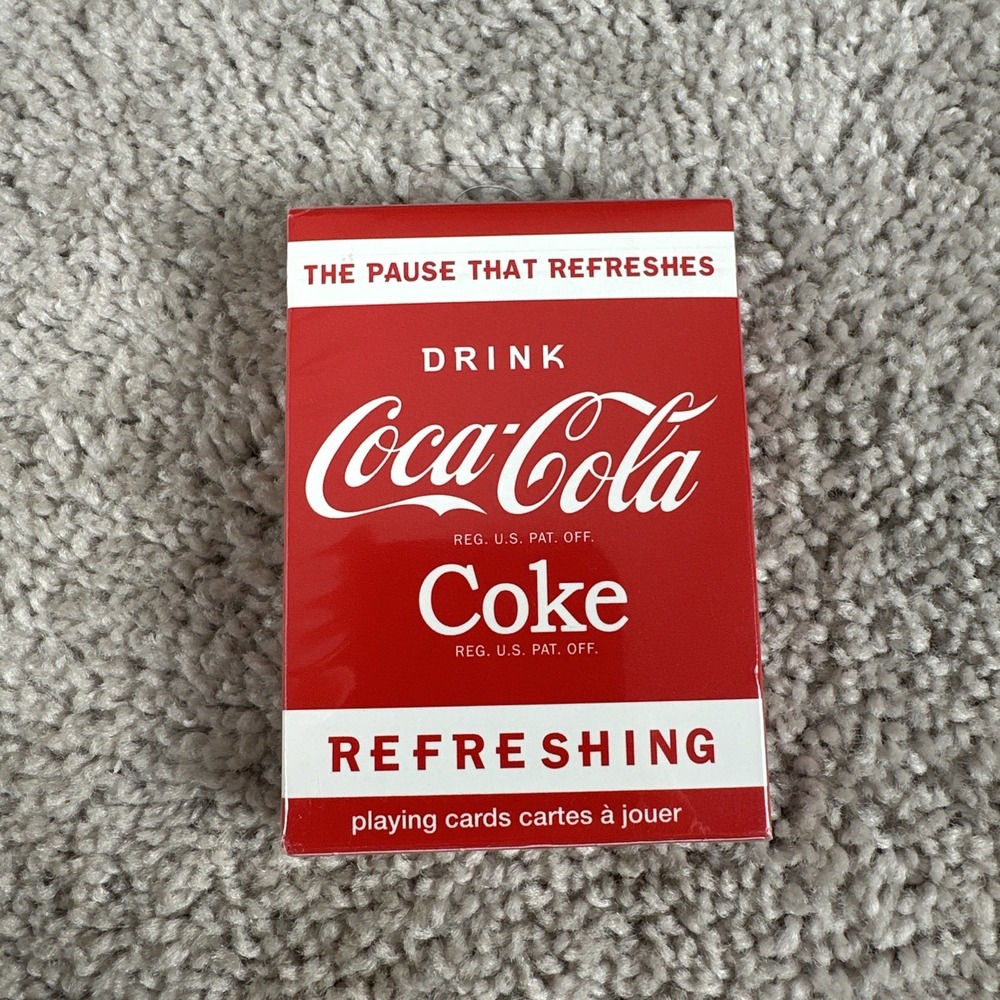 Drink COCA-COLA Sealed Playing Cards Refreshing Makers Of Bicycle 2010
